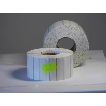 Műanyag 48x36mm átlátszó címke