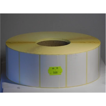 Címke termó 75x50mm 5000/tek. 76mag