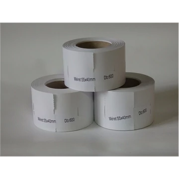 Címke karton termó 55x40mm 600/tek. (külső)40mag