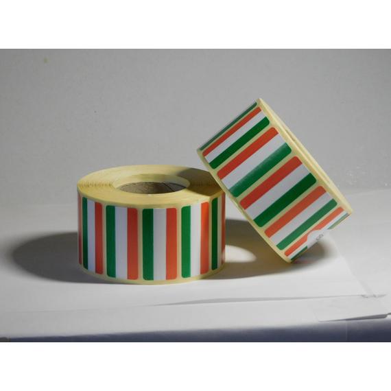 Címke TT 43x20mm 1500/tek. zászlós